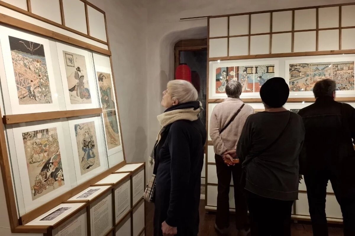    Японские гравюры впервые выставлены в Пскове