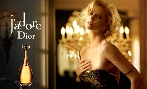 Шарлиз Терон в рекламе духов «Жадор» от Диор