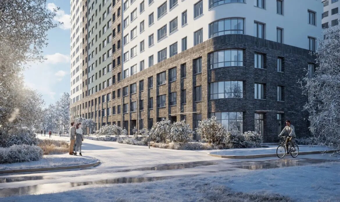 Дом Ultra City в концепции комфортной визуальной среды. Визуализации предоставлены RBI