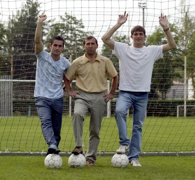    Александр, Анатолий и Михаил Кержаковы в 2005 году.Вячеслав Евдокимов архив «СЭ»