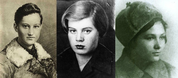 Зоя Космодемьянская, Вера Волошина, Лейли Азолина. Они сражались за Москву.   