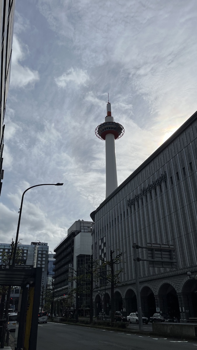 Улица в Киото с магазинами кимоно