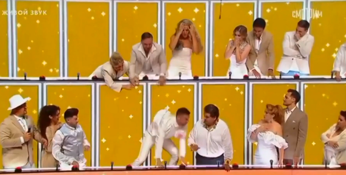 Кадр из шоу "Ну-ка, все вместе" от 29.11.24