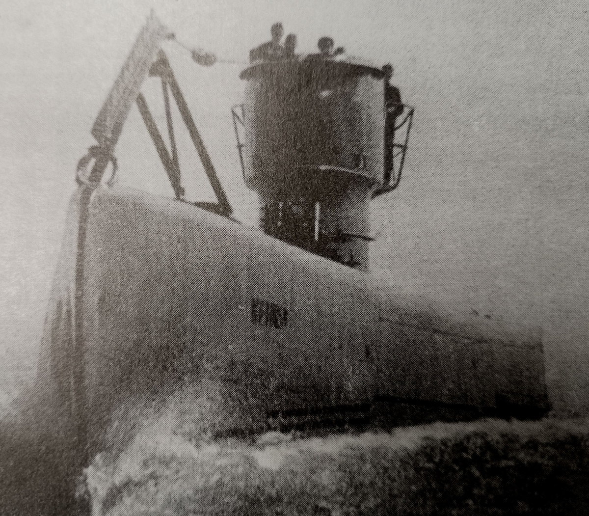 Финская подводная лодка "Ику-Турсо" в Финском заливе летом 1942 года