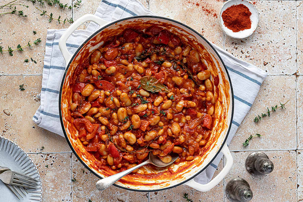 Фасоль в томатном соусе