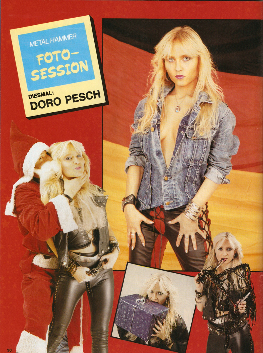 Страница журнала Metal Hammer, декабрь 1985 года