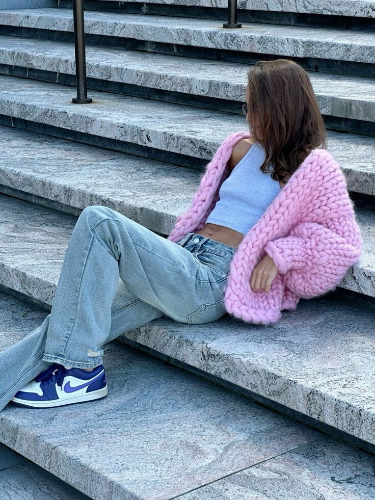 Объемный кардиган.foto pinterest.com