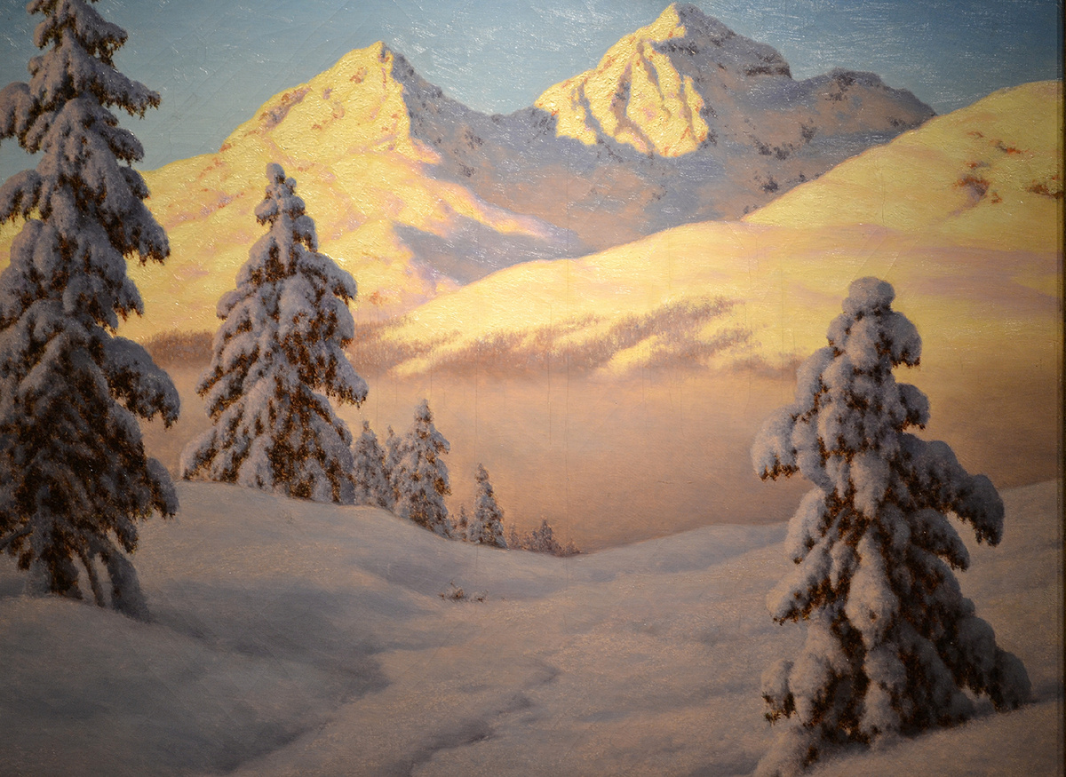 Зимнее утро, Санкт - Мориц. Фото автора 