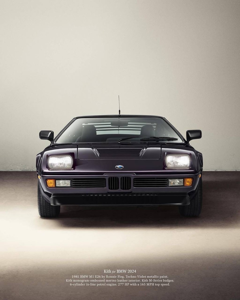 Kith и BMW презентовали уникальный BMW M1 E26 1981 года 