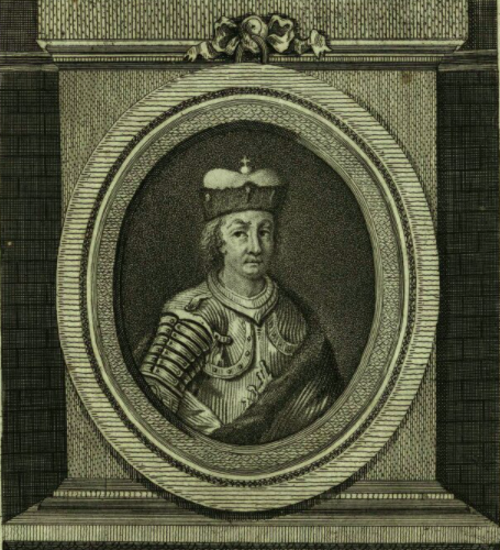 Гравюра с изображением князя Михаила II Хоробрита из иконографического сборника "Пантеон российских государей". http://electro.nekrasovka.ru/books/2446/pages/24