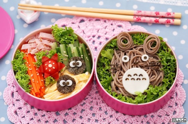 бэнто-ланч с забавным оформлением 
