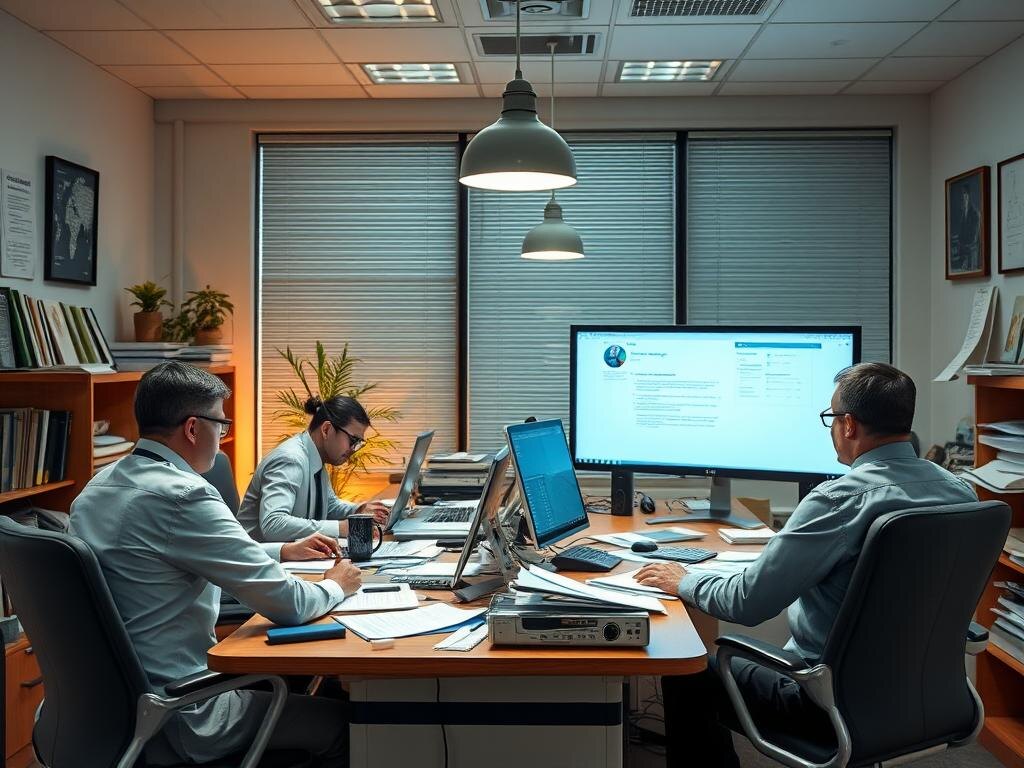    Офис в хаосе