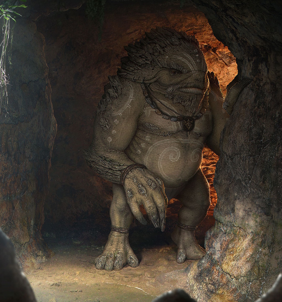 Майкл увидел существо, которое нельзя было назвать человеком. (Фото: mir-s3-cdn-cf.behance.net).