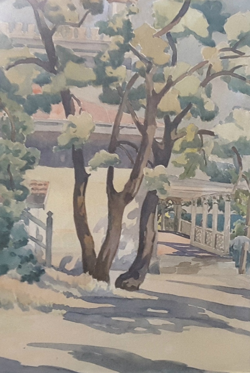 А.Н. Бекетов  Дача в Алуште. Из собрания ГБУК РК «Алуштинский литературно-мемориальный музей С.Н. Сергеева-Ценского», отдел Музей-усадьба А.Н. Бекетова
