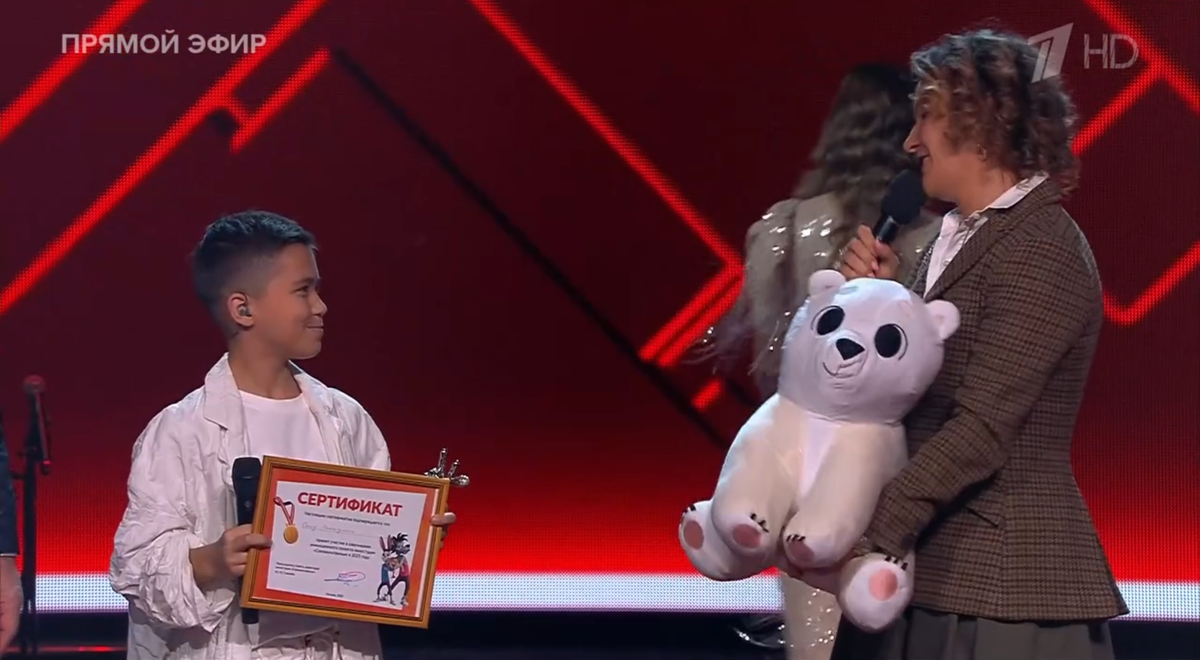 Фото-кадр из шоу "Голос. Дети- финал"