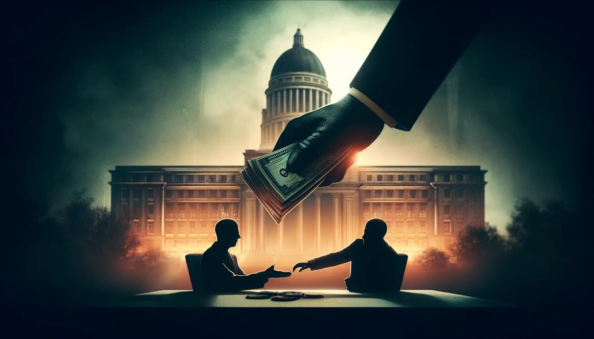 Коррупция определяется как злоупотребление властью ради личной выгоды.