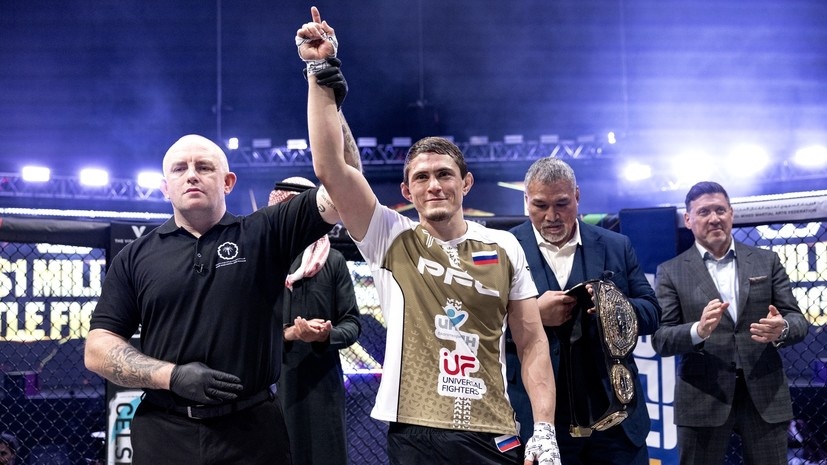     Российский боец PFL Шамиль Мусаев  Jose Peñuela / PFL