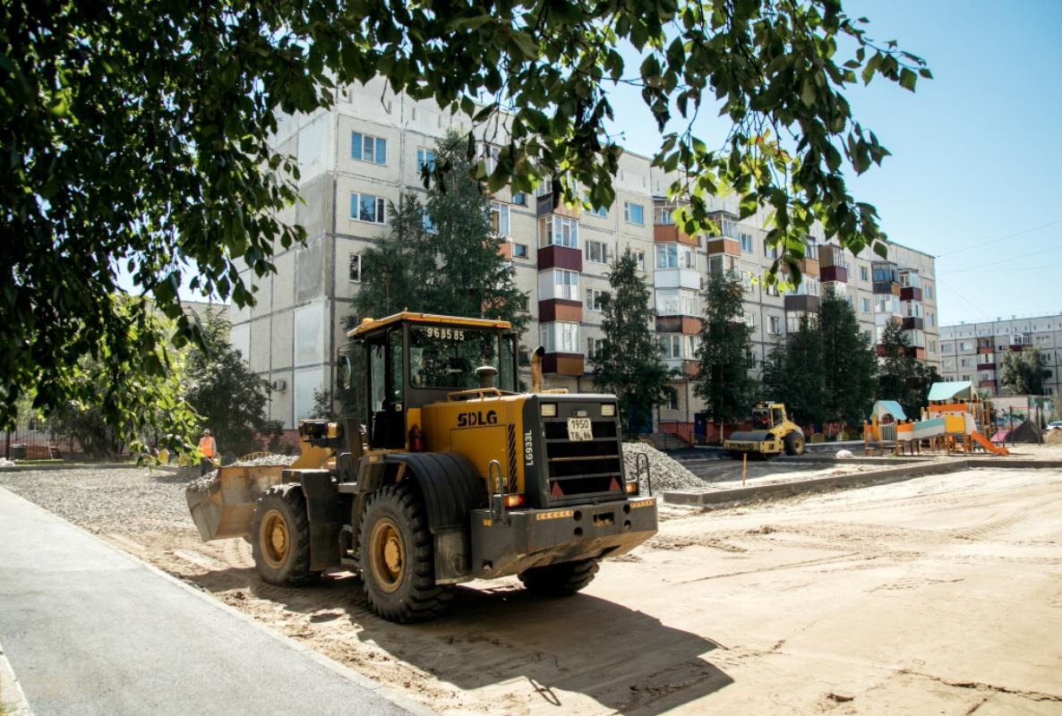    В Сургуте за 2024 год благоустроили больше дворов, чем планировалось