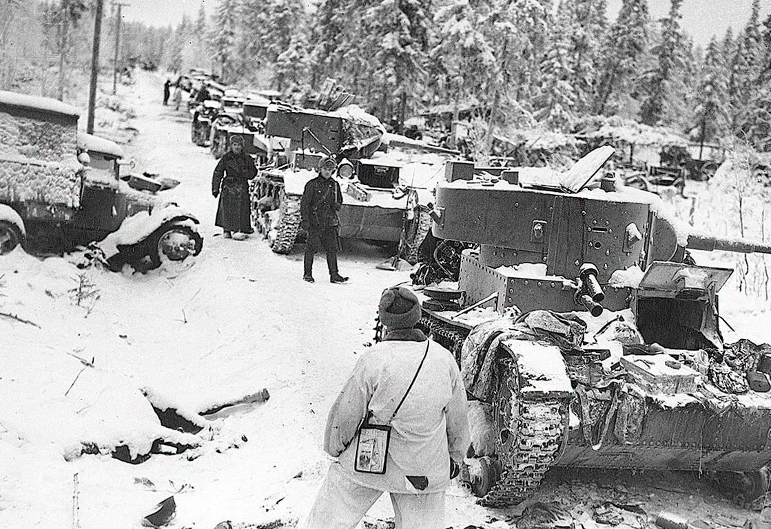 Фото периода "Зимней" войны с Финляндией
