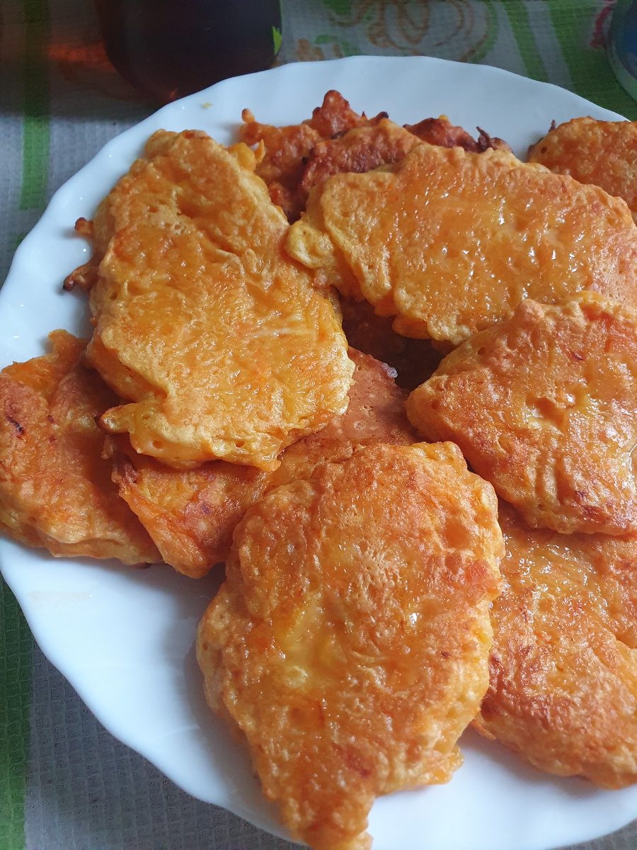 Оладьи с тыквой