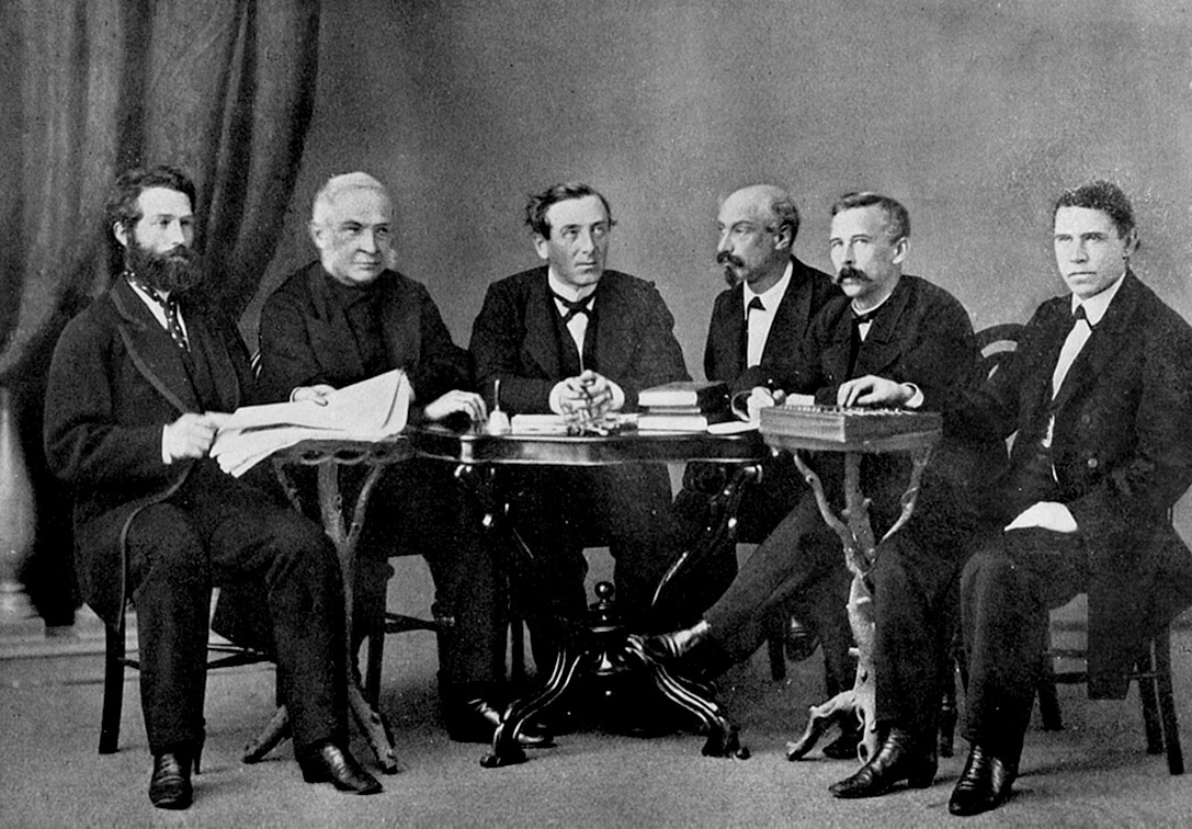 .1866 год Первый состав Тверской губернской земской управы во главе с князем Мещерским 