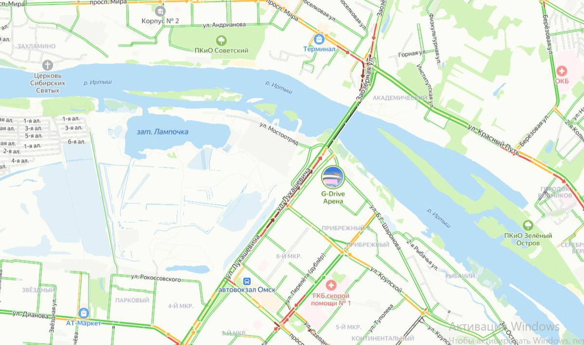    Скриншот из приложения «Яндекс.Карты»