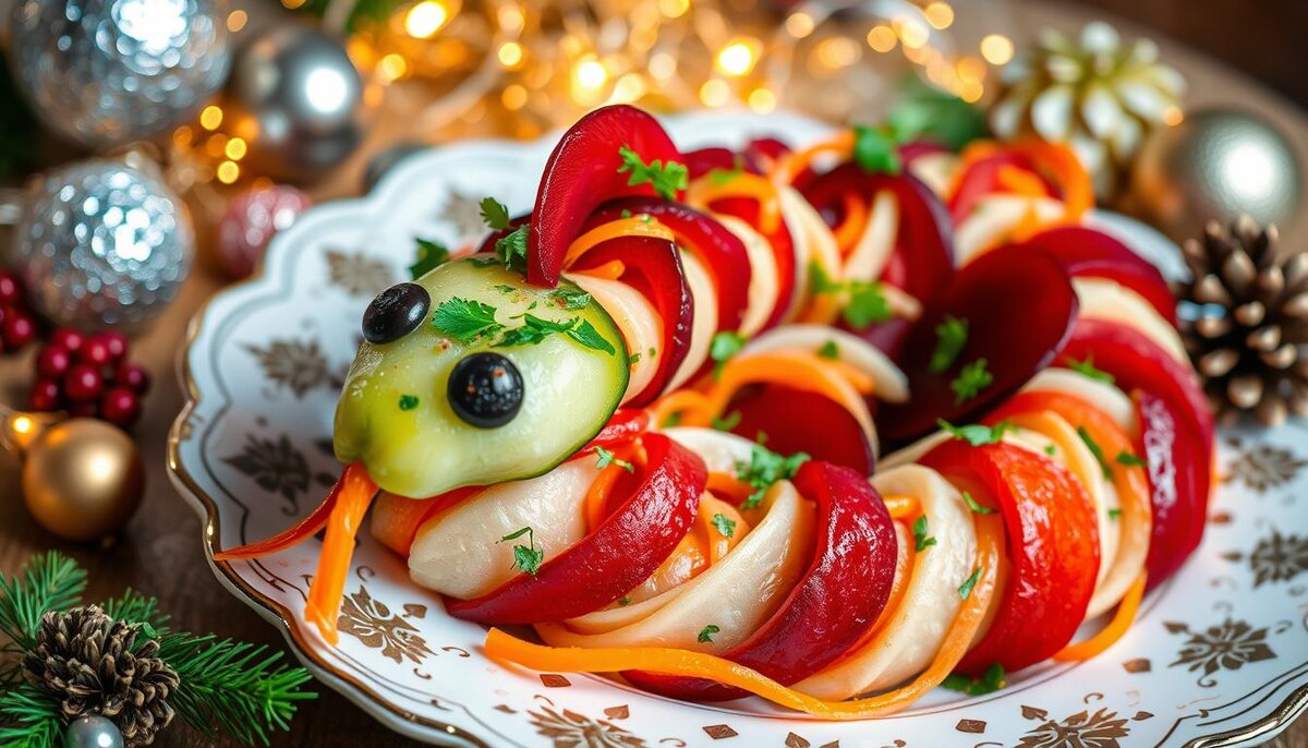 Салат "Змейка"