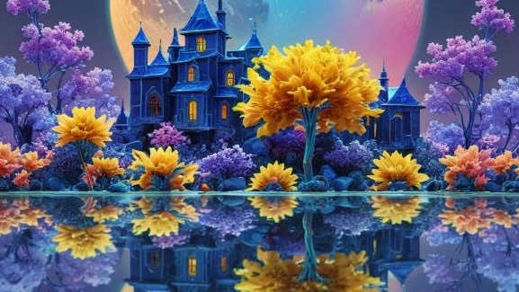 Замок у водоема / https://dzen.ru/nmrelax