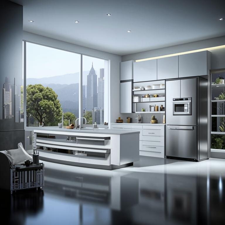 Кухни которые раньше считались чем то из будущего уже входят в нашу жизнь.