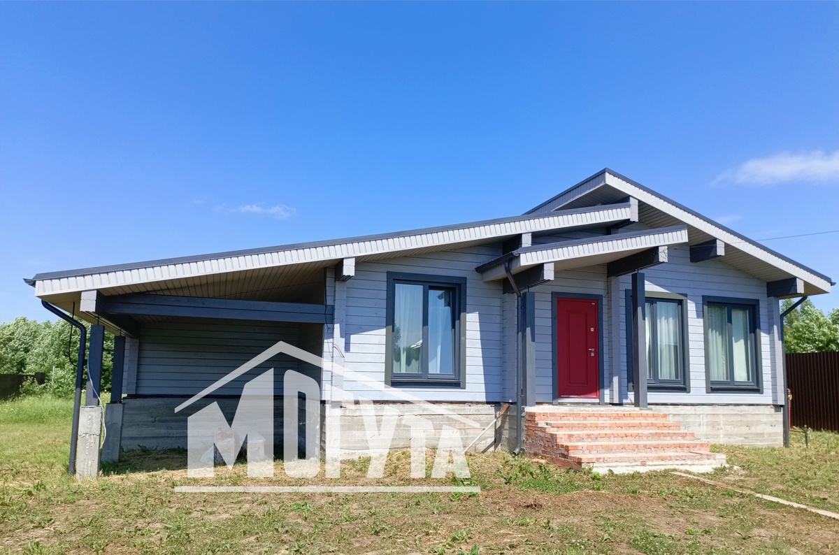 Одноэтажный дом из бруса могута.рф