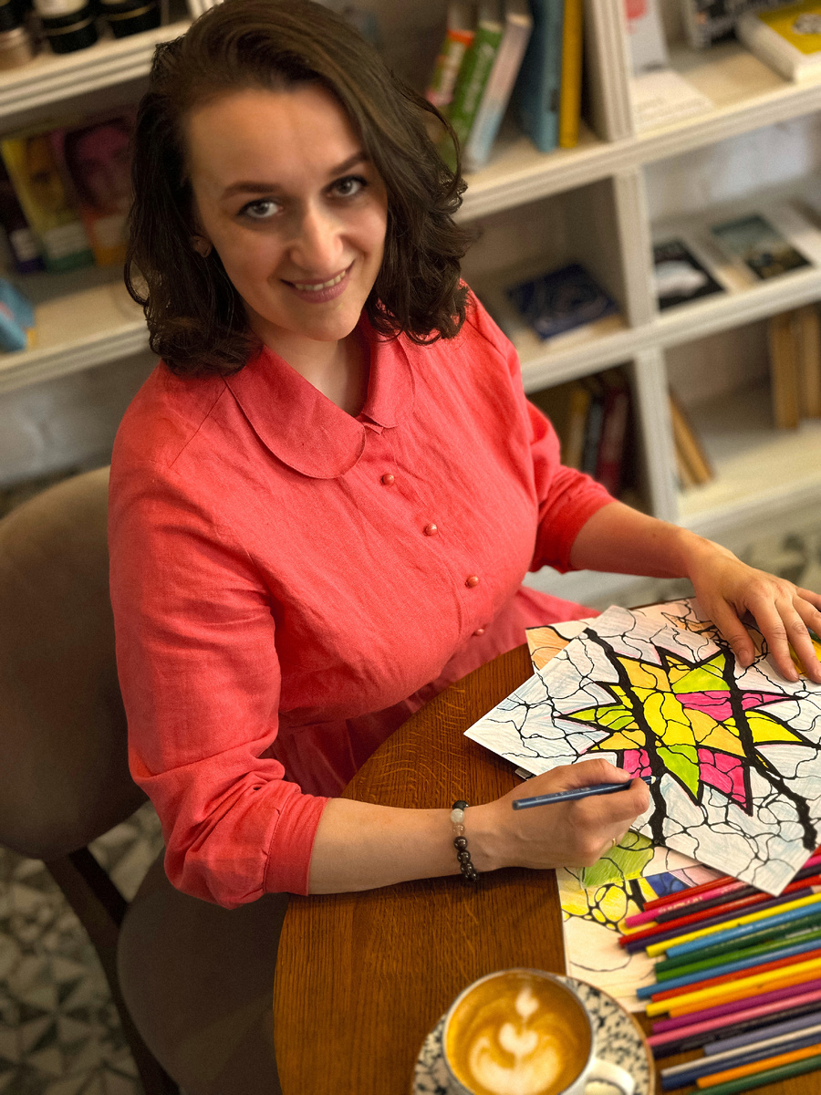 Нейрографика. Рисунок Ксении Чигладзе "На пути к цели".