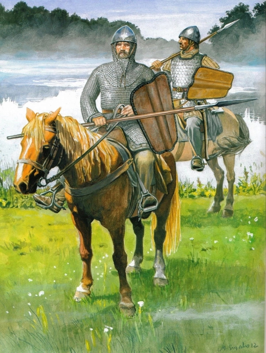 Литовские воины XIV - нач. XV вв.