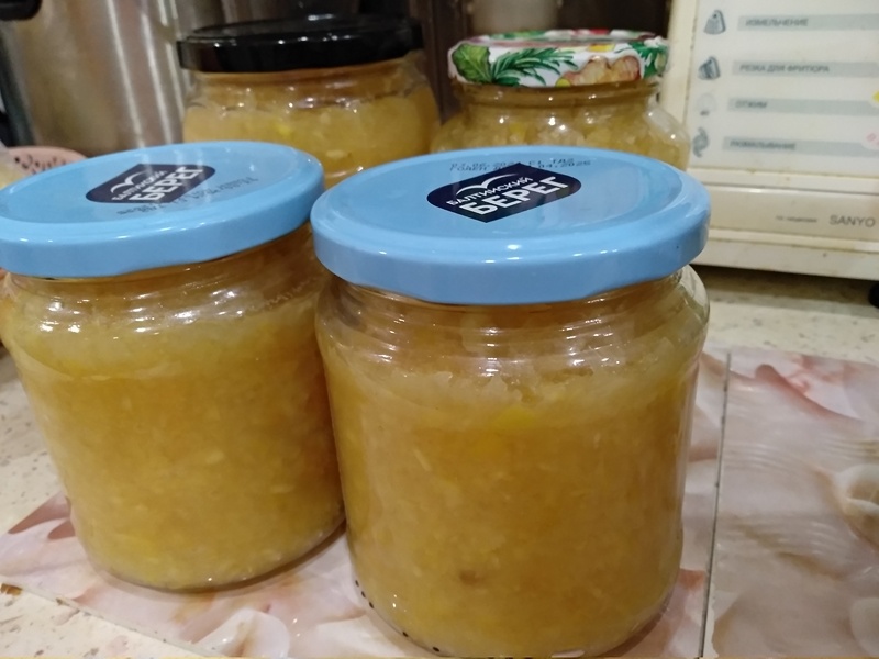 Айвовый джем,приготовленный своими руками