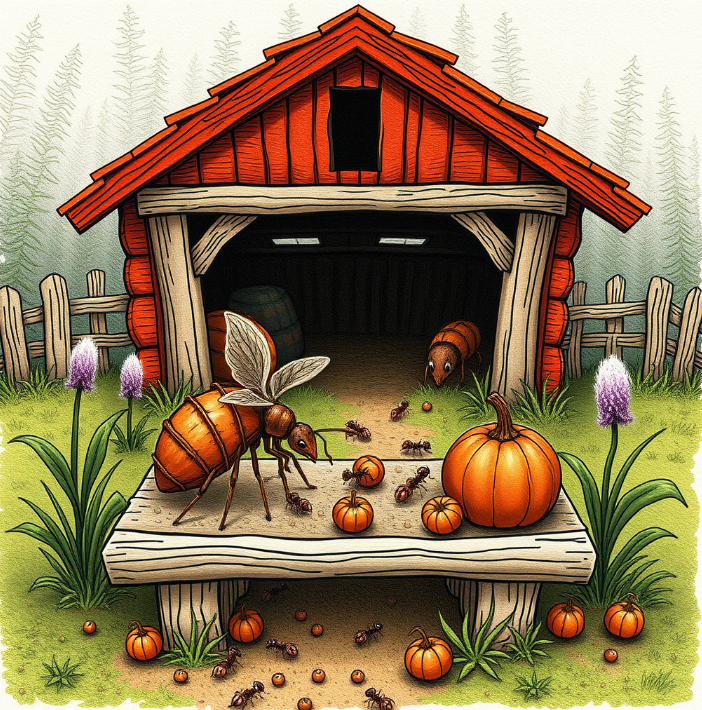 Так видит муравьиную ферму нейросеть