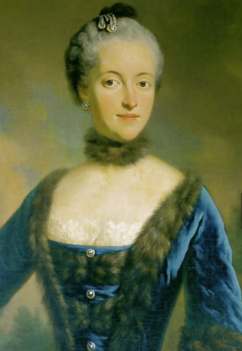 Мария Жозефа на официальном портрете