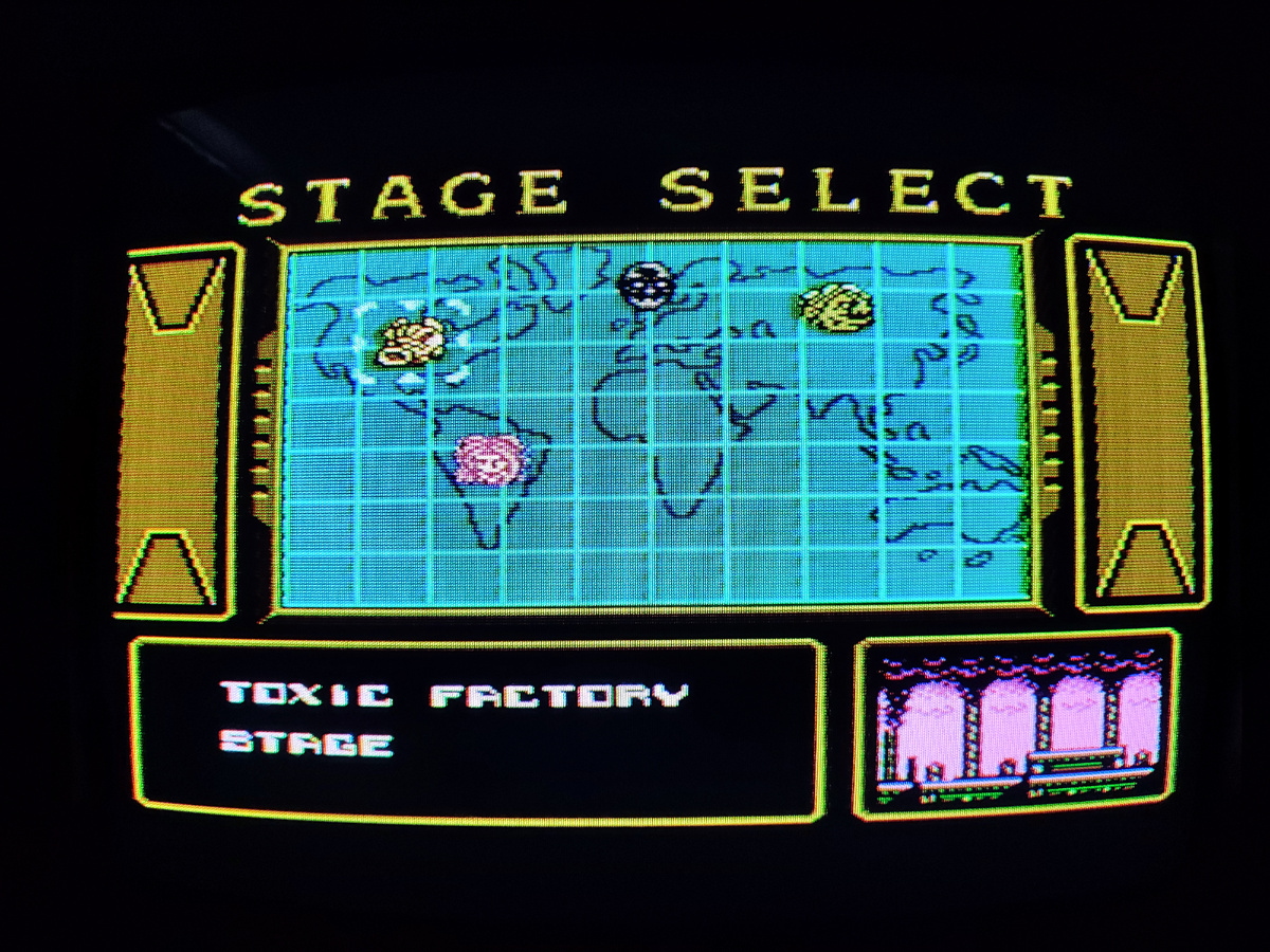 Фото  мной. На фото игра "Зен: межгалактический ниндзя". Оригинал игры "Zen: Intergalactic Ninja" был разработан и издан Konami в 1993г. для NES, Game Boy. Изначально Zen был персонажем комикса. Создатели персонажа Стивен Л. Стерн, Дэн Коут. Фото демонстрирует начальную заставку игры, а так же общий визуальный фон игры. Подробнее об этом рассказано в статье. Все материалы принадлежат правообладателям и размещены исключительно в информационных целях.