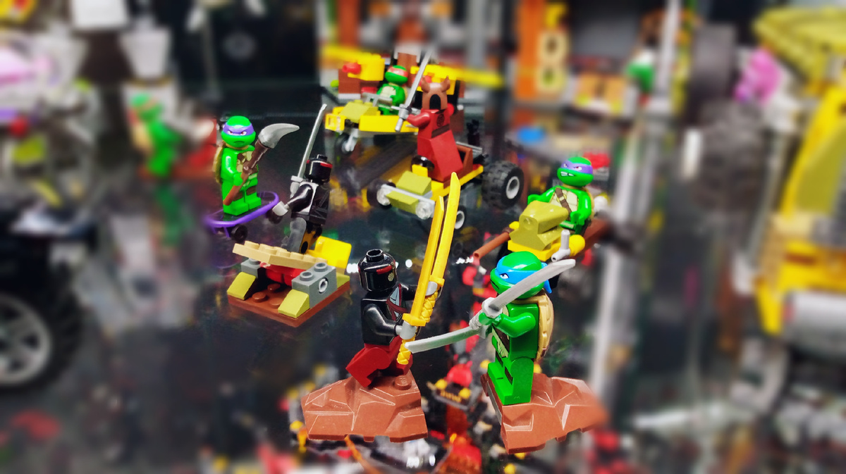 Чем не побоище черепашек-ниндзя? Фото автора