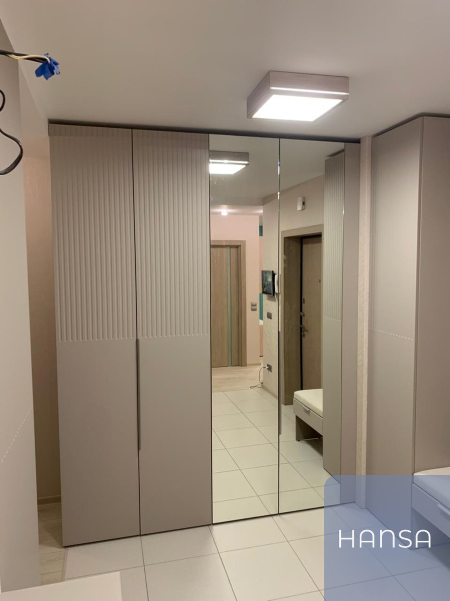 Шкаф с зеркалом в прихожую от компании Hansa Mebel