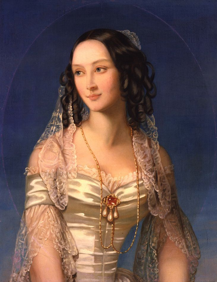 Портрет княгини Зинаиды Ивановны Юсуповой. 1845 год. Художник Кристина Робертсон