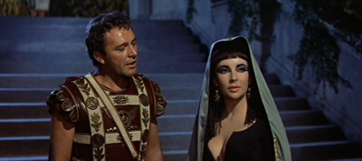 Фильм Клеопатра 1963г. В ролях Клеопатра Элизабет Тейлор, Марк Антоний Ричард Бёртон.