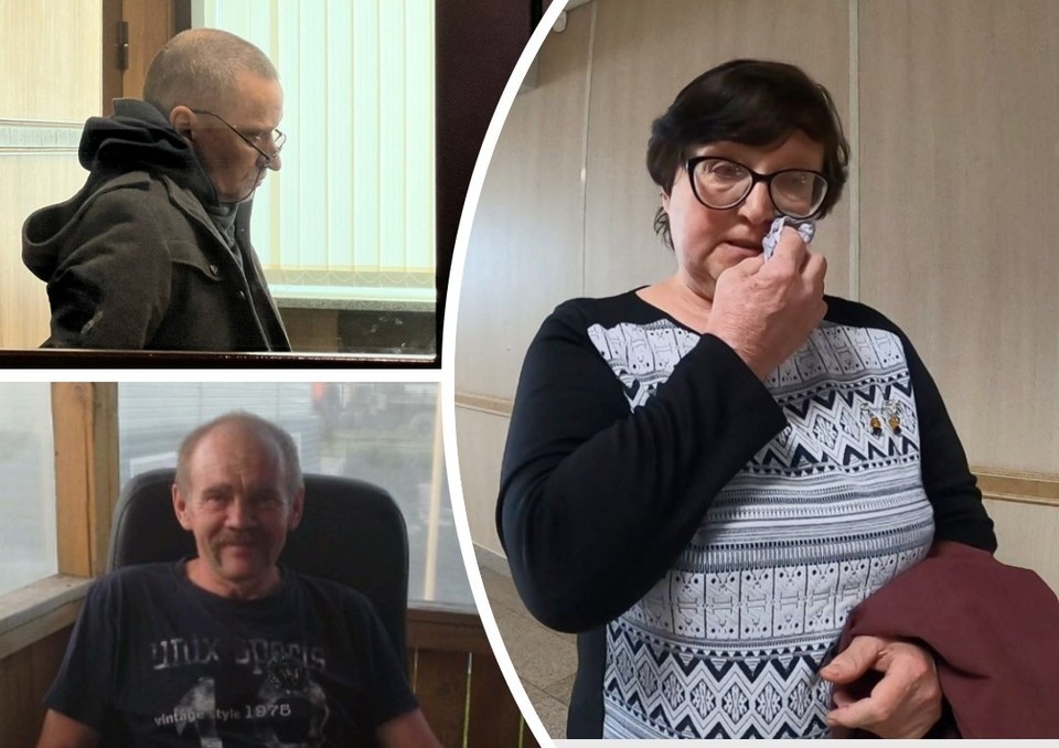 Убийцей Владимира (на фото внизу слева) оказался брат (на фото вверху слева) Галины (на фото справа). Фото: предоставлено Галиной/Никита МАНЬКО..