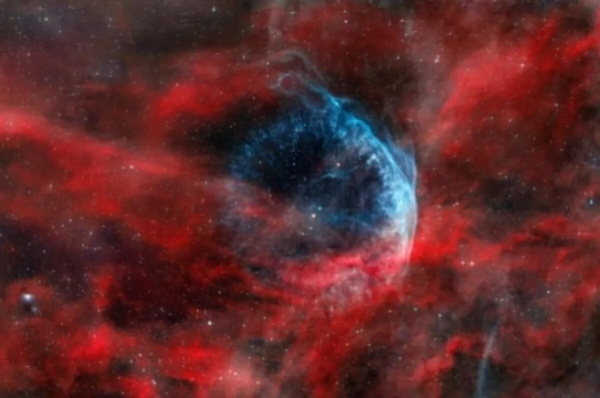    Астрофотограф запечатлел гигантскую звезду в небе под Новосибирском