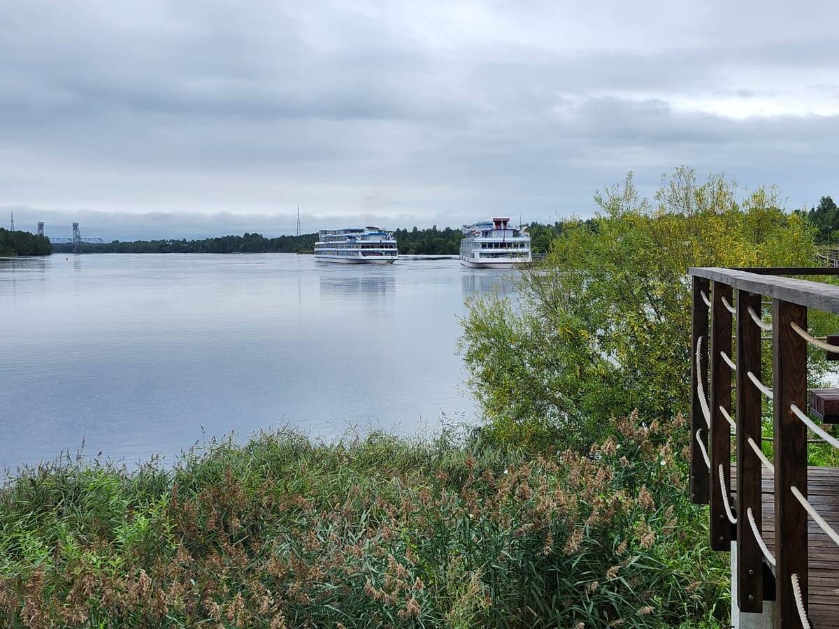 Причал на Свири у города Лодейное Поле