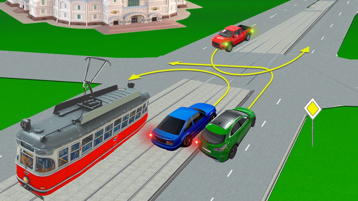Задача и иллюстрация подготовленная командой Клуб Дорог.