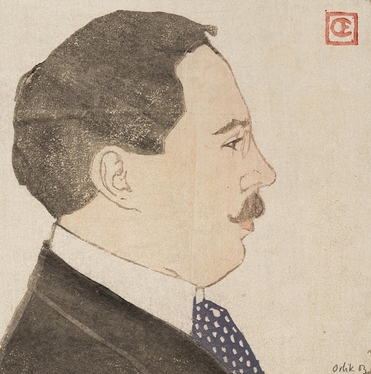 Э. Орлик. Портрет Йозефа Хоффмана. 1903 г. (Источник - mutualart.com)