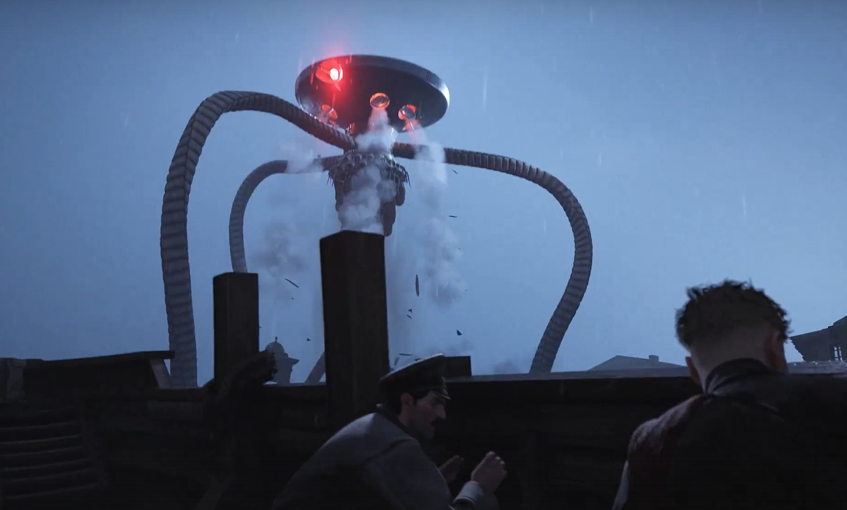 Кадр из трейлера игры «Война Миров: Сибирь» от 1C Game Studios