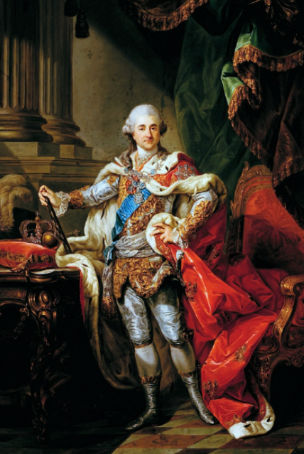 Рис. 2. Последний монарх Польши – Король Польский и Великий князь Литовский Станислав II Август Понятовский (годы правления 1764-1795). Портрет М. Баччарелли 1764 года
