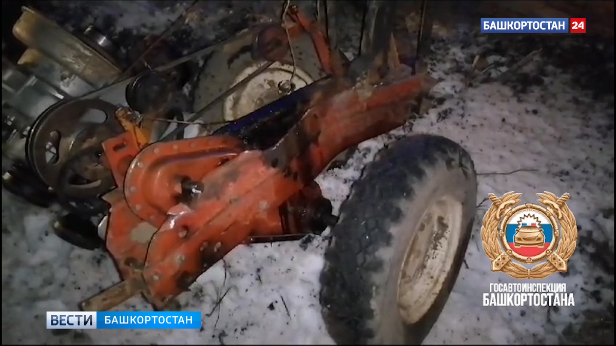    В Башкирии водитель мотоблока погиб при столкновении с «Газелью»