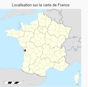 Рошфор (Rochefort) на карте Франции.