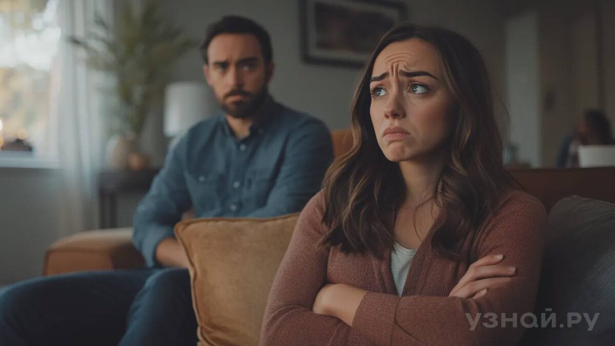     Женщина расстроена из-за критики со стороны мужчины © Изображение создано нейросетью Midjourney